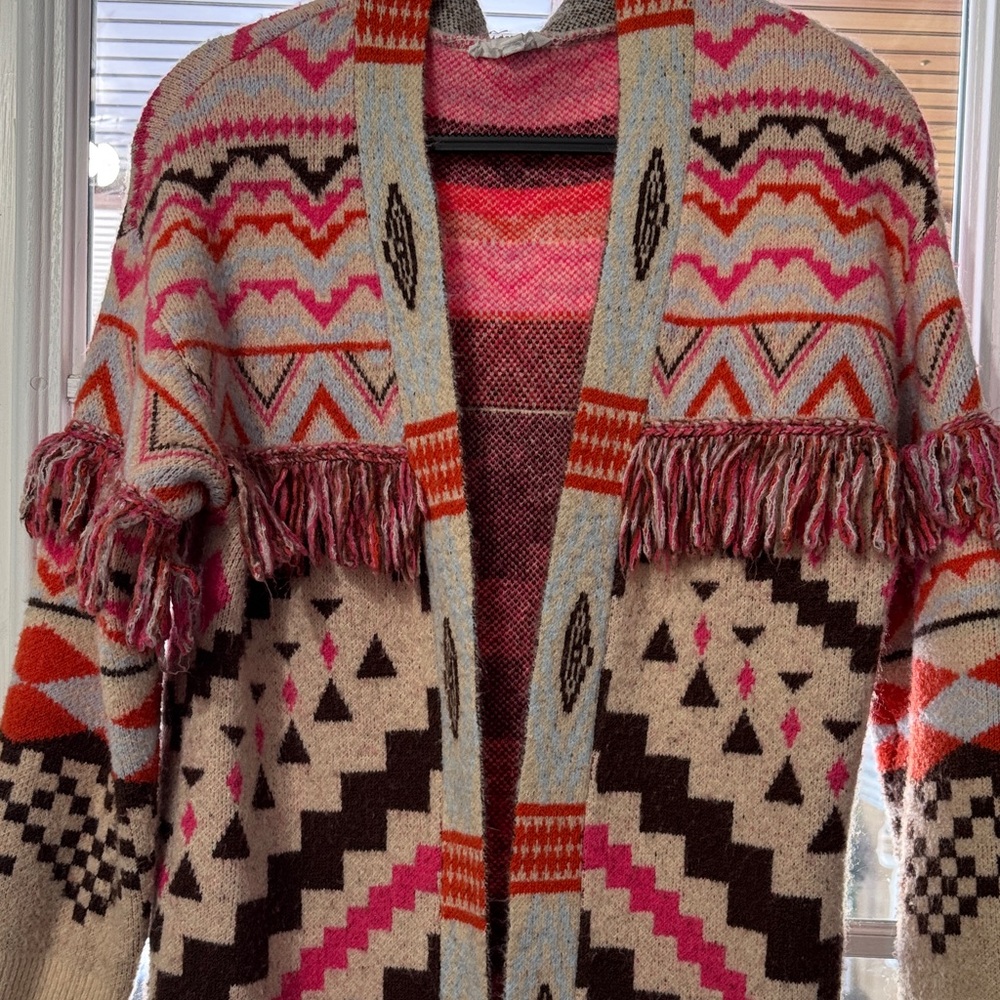 THML Geometric Patterned Cardigan - Picture 6 of 8